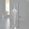 Eleganter Schirmständer UMBRELLA 91cm silber Aluminium für 6 Schirme