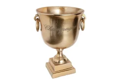 Eleganter Sektkühler CHAMPAGNE 40cm gold Flaschenkühler