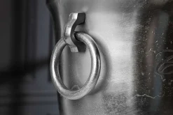 Eleganter Sektkühler CHAMPAGNE 40cm silber Flaschenkühler