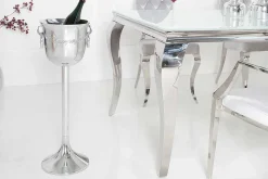 Eleganter Sektkühler CHAMPAGNE 75cm silber poliert Flaschenkühler