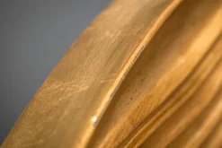 Eleganter Wandspiegel CIRCLE 100cm gold rund mit verziertem Rahmen