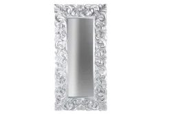 Eleganter Wandspiegel VENICE 180x90cm silber antik Barockstil