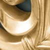 Eleganter Wandspiegel VENICE 180x90cm gold antik Barockstil