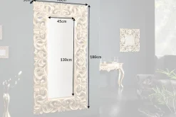 Eleganter Wandspiegel VENICE 180x90cm gold antik Barockstil