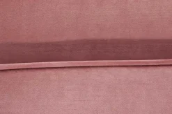 Elegantes Ecksofa COZY VELVET 260cm altrosa Samt Federkern 3-Sitzer
