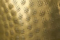 Elegantes Vasen 2er Set ORIENTAL 44cm gold im Grid Hammerschlag Design