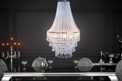 Extravaganter Kronleuchter ROYAL XL 105cm Hängelampe Barock