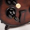 Extravagantes Weinregal CELLO 133cm braun Tannenholz für 10 Flaschen