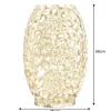 Filigrane Design Vase ABSTRACT LEAF gold 40cm Handarbeit