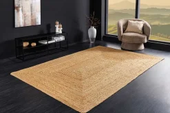 Flachgewebe Teppich PURE NATURE 230x160cm Jute handgewebt