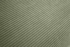 Großer Sitzhocker HEAVEN 100cm grün Cord Sofahocker abnehmbarer Bezug