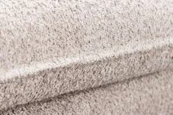 Großes 3-Sitzer Sofa HEAVEN 200cm champagner beige Bouclé Federkern Hussensofa