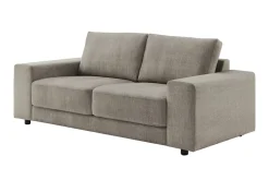 Großes Sofa LOFT 210cm taupe Vogue Velours Samt 3-Sitzer Couch Taschenfederkern