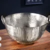 Handgearbeitete Deko Schale ORIENT 40cm silber Metall Hammerschlag Design