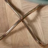 Handgearbeiteter Beistelltisch NOBLE I 35cm grün Marmor abnehmbare Tischplatte rund