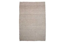 Handgearbeiteter Teppich WOOL 240x160cm beige aus Wolle
