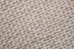 Handgearbeiteter Teppich WOOL 240x160cm beige aus Wolle