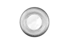 Handgearbeiteter Wandspiegel ORIENT 60cm silber im Hammerschlag Design aus Metall