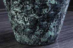 Handgefertigte Deko Vase ORIENT L 60cm gold Metall mit Patina Hammerschlag Design