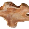 Handgefertigte Hängeleuchte HYPNOTIC 50cm natur Longan Massivholz