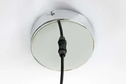 Handgefertigte Hängeleuchte ORGANIC LIVING 25cm natur Bambus Korb-Lampe Boho-Style