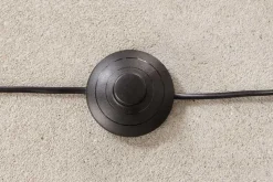 Handgefertigte Stehlampe WILD NATURE 158cm natur Treibholz Stehleuchte Leinenschirm