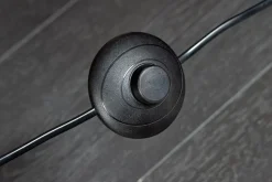 Handgefertigte Stehlampe DESIGNED BY NATURE 165cm natur schwarz Regenbaumholz