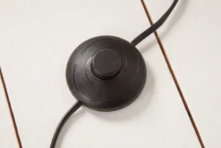 Handgefertigte Stehlampe NATURE ART 173cm aus Longan-Massivholz
