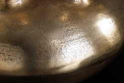 Handgefertigte Vase KIYA 35cm gold mit sieben Öffnungen Blumenvase