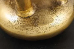 Handgefertigte Vase KIYA 25cm gold mit fünf Öffnungen Blumenvase