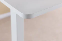 Höhenverstellbarer Schreibtisch WHITE DESK 140cm weiß Metallgestell Bürotisch