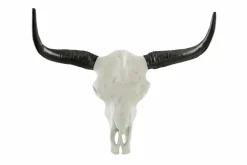Imposanter Büffelschädel EL TORO 70cm natur massives Aluminium