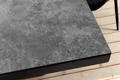 In- und Outdoor Esstisch GALAXIE 200cm anthrazit Keramik Aluminium wetterfest