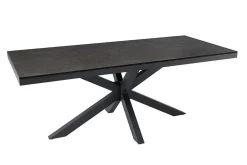 In- und Outdoor Esstisch GALAXIE 200cm anthrazit Keramik Aluminium wetterfest