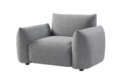 In- und Outdoor Gartensessel SEAHAWK anthrazit Aluminium Olefin 1-Sitzer Sofa wetterfest