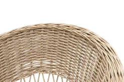 In- und Outdoor Garten-Set ELYSEE natur taupe Polyrattan Aluminium inkl. Tisch Kissen