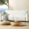 In- und Outdoor Sofa SEAHAWK 205cm creme Aluminium Olefin wetterfest 2-Sitzer Couch
