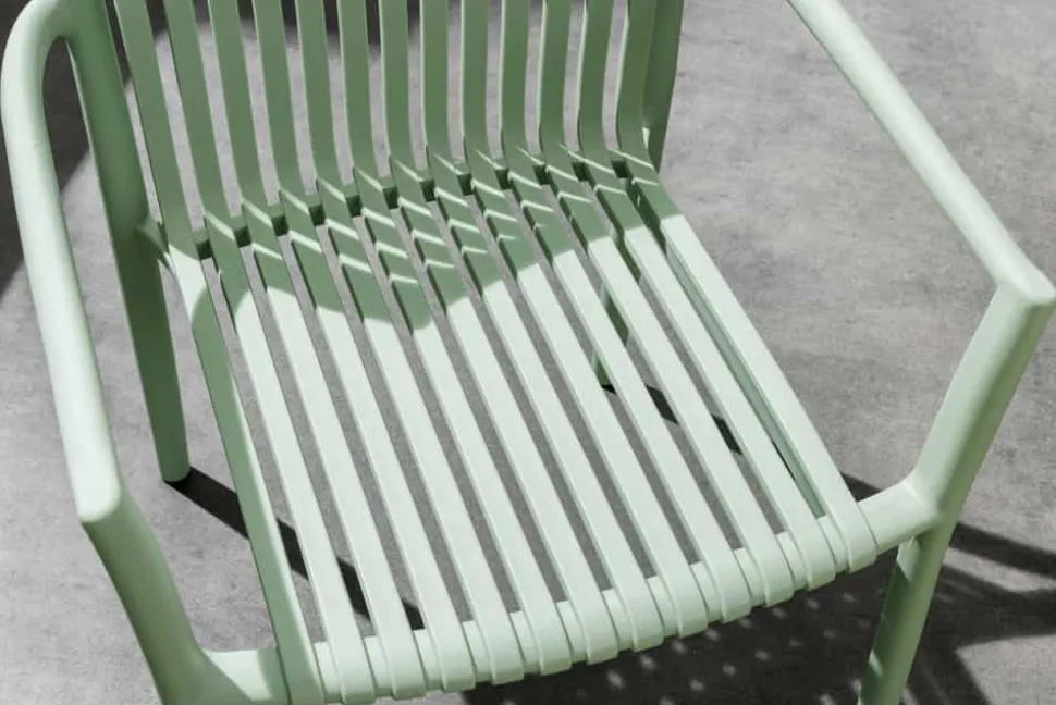 In- und Outdoor Stuhl STUDIO ITALIA salbei stapelbar wetterfest Gartenstuhl