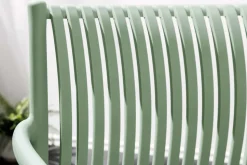 In- und Outdoor Stuhl STUDIO ITALIA salbei stapelbar wetterfest Gartenstuhl
