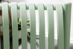 In- und Outdoor Stuhl STUDIO ITALIA salbei stapelbar wetterfest Gartenstuhl
