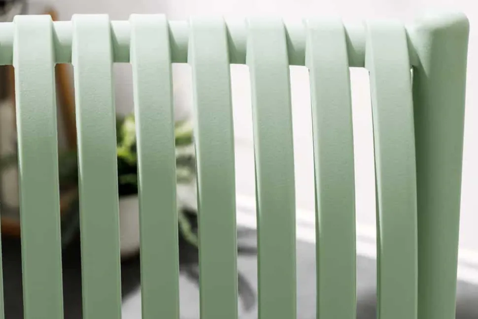 In- und Outdoor Stuhl STUDIO ITALIA salbei stapelbar wetterfest Gartenstuhl