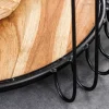 Industrial Beistelltisch TRUE ELEMENTS 50cm natur Akazie Massivholz
