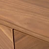 Industrial Sideboard GRANDEZZA 180cm natur Walnuss schwarz Metall viel Stauraum