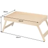Klappbares Tablett ZEN-BO 50cm natur Bambusholz Betttisch
