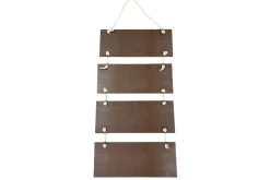 Maritimes Wandschild SURF & BEACH 110cm buntes Holzdesign Deko-Schild