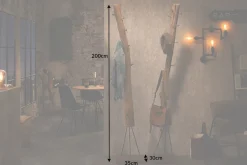 Massive Garderobe HEMINGWAY 200cm Teakholz Kleiderständer