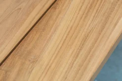 Massive Gartenbank EMPIRE TEAK 220cm Sitzbank Teakholz wetterfest