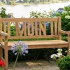 Massive Gartenbank EMPIRE TEAK Moin 120cm natur Teakholz