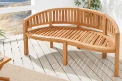 Massive Gartenbank XXL EMPIRE TEAK 150cm natur Teakholz