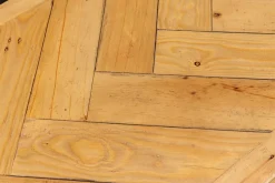 Massive Sitzbank MOSAIK 160cm natur Pinienholz recycelt